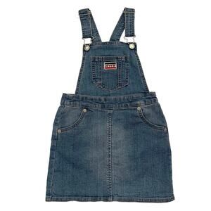 Levi's Overall Dress Girl's Small 4 5 Denim Blue Jumper Casual Americana